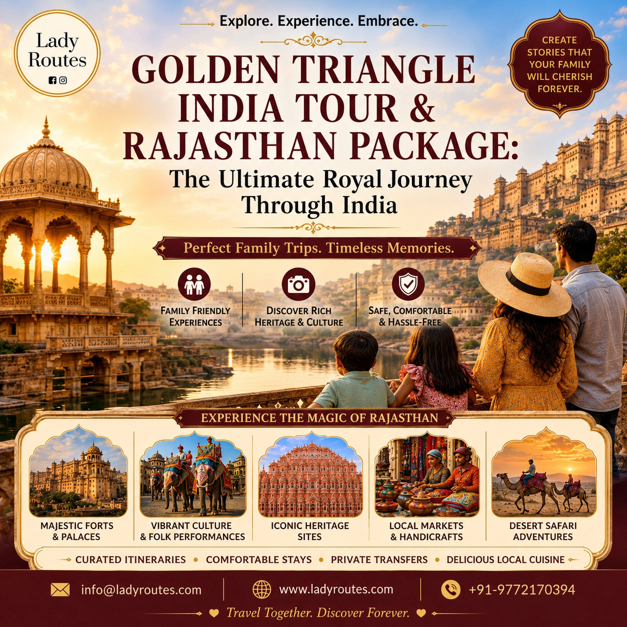 Golden Triangle India Tour & Rajasthan Package: The Ultimate Royal Journey Through India